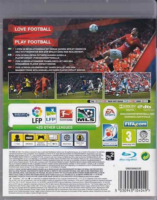FIFA 12 - PS3 (B Grade) (Genbrug)